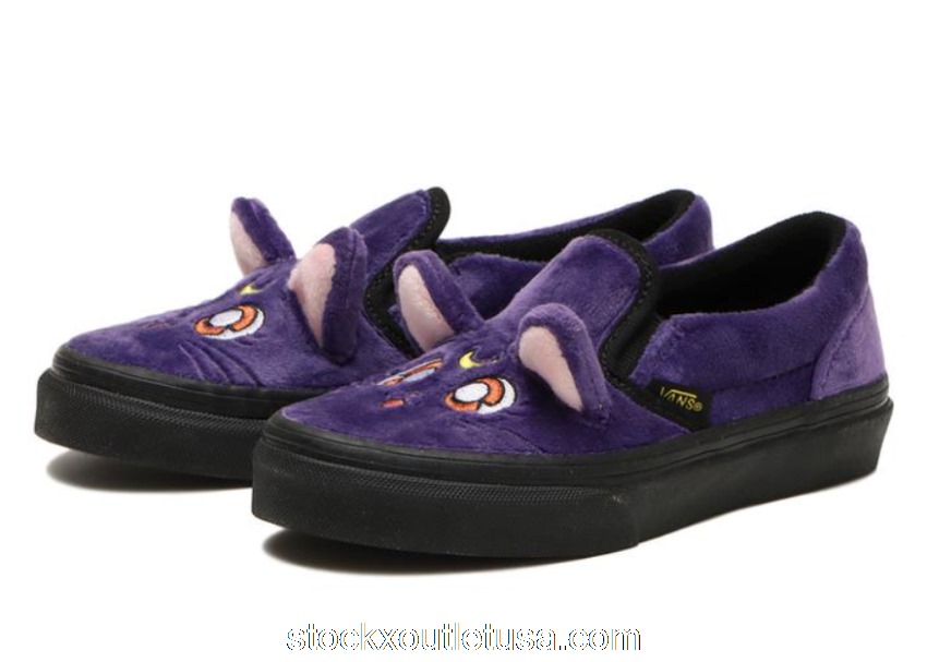 Outlet Vans Classic Slip-On Luna Sailor Mulberry (PS) VN0005VY447