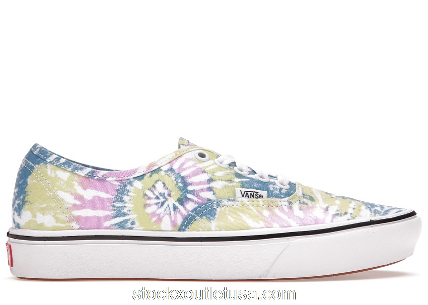 Outlet Vans ComfyCush Authentic Tie-Dye VN0A3WM749L