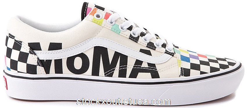 Outlet Vans ComfyCush Old Skool MoMA Checkerboard VN0A3WMA1PJ