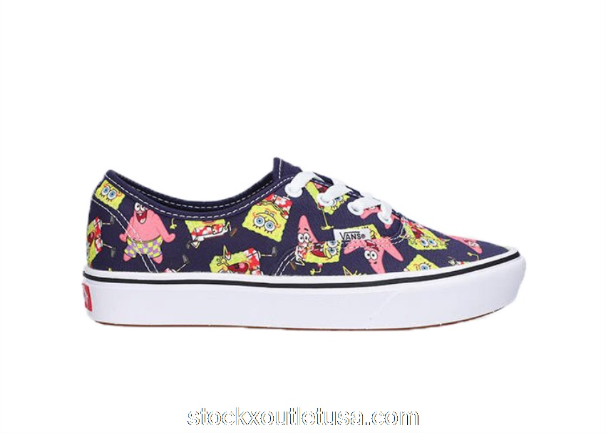 Outlet Vans Comfycush Authentic Spongebob Squarepants and Patrick Star VN0A3WM7YZ1