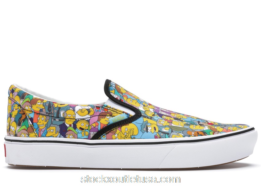Outlet Vans Comfycush Slip-On The Simpsons Collage VN0A3WMD1TJ