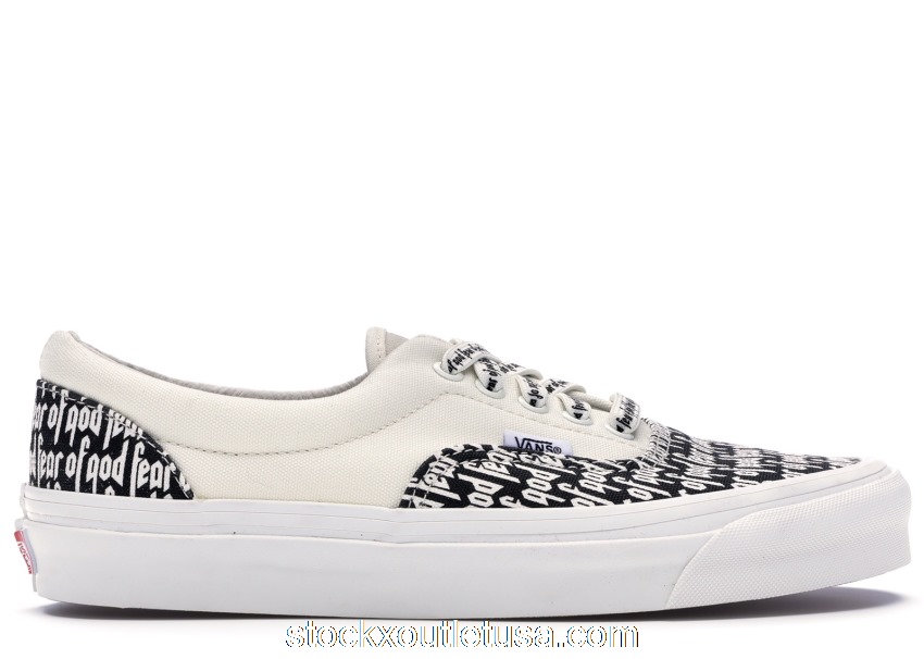 Outlet Vans Era 95 DX Fear of God White Black VN0A3MQ5PZP