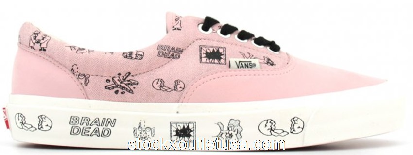 Outlet Vans Era Brain Dead Pink VA38FAN8D