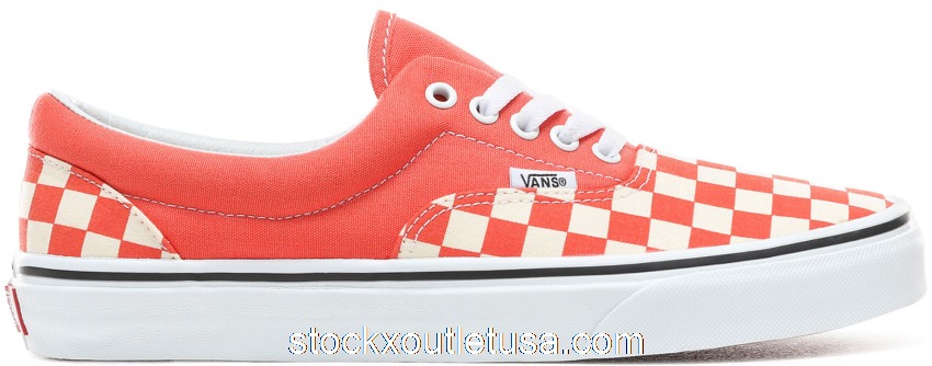 Outlet Vans Era Checkerboard Ember Glow VN0A38FRVOT