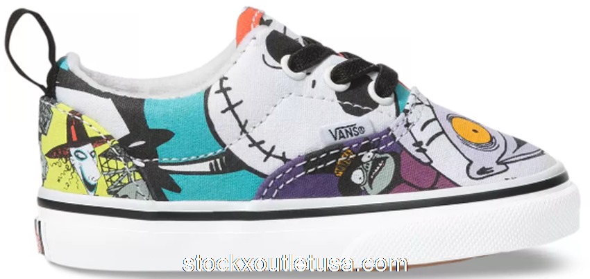 Outlet Vans Era Elastic Lace The Nightmare Before Christmas (TD)