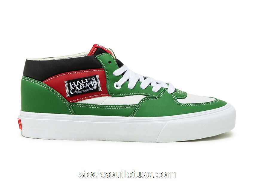 Outlet Vans Half Cab EF LX Green Black Red VN0A5HUS4GI1