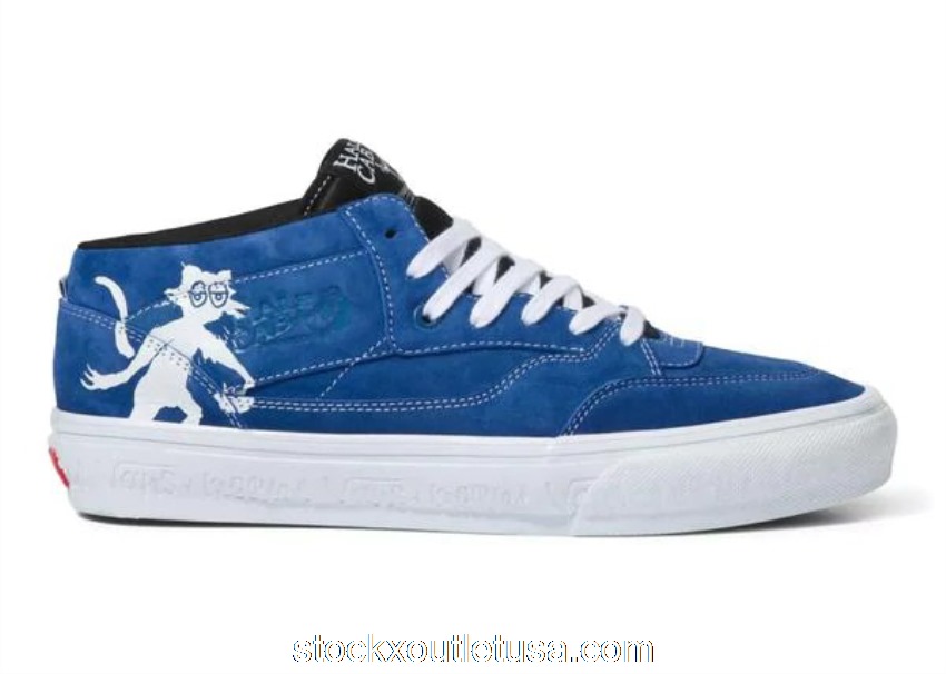 Outlet Vans Half Cab Krooked VCU by Natas For Ray Blue VN0A4BW9APG1