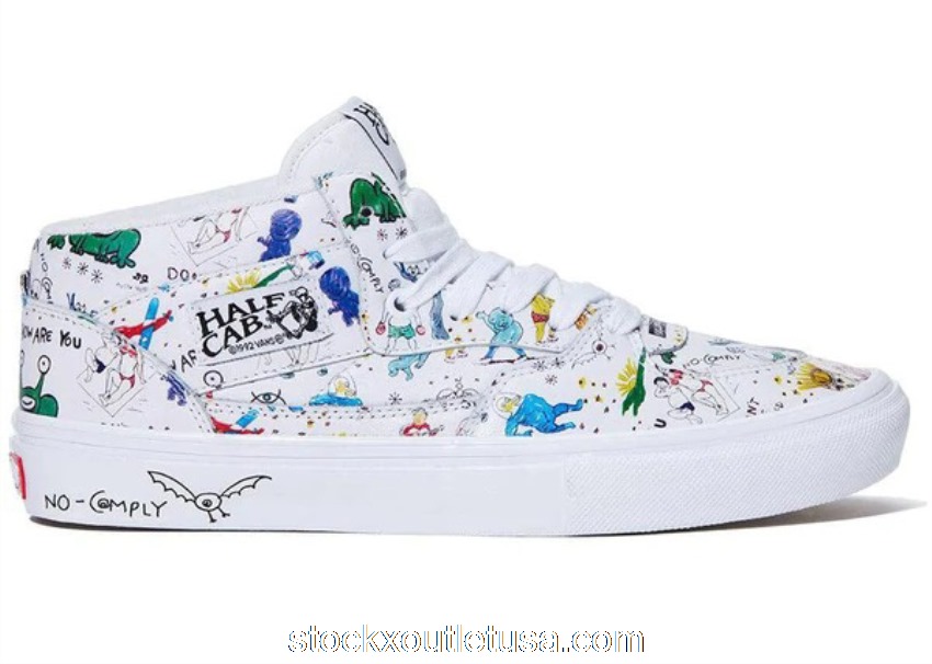 Outlet Vans Half Cab No Comply x Daniel Johnston VN0A5FCDWTM