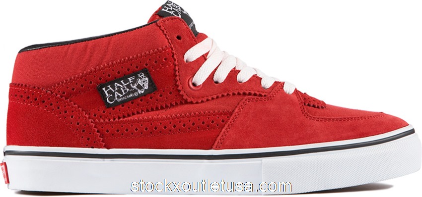 Outlet Vans Half Cab Supreme Diamond Cut (Red) vmogzj2wa