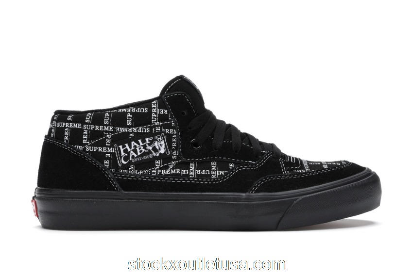 Outlet Vans Half Cab Supreme Grid Black VN0A3QPH2YW