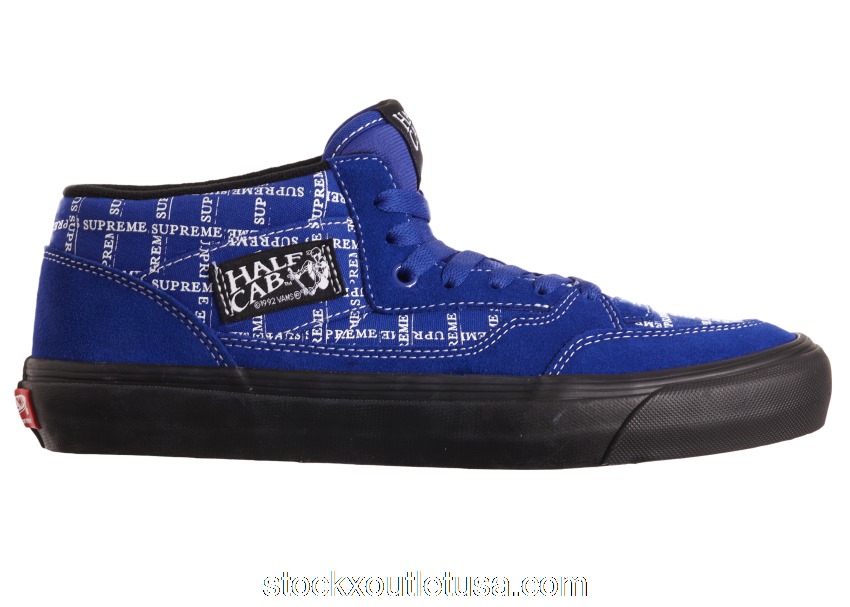 Outlet Vans Half Cab Supreme Grid Blue