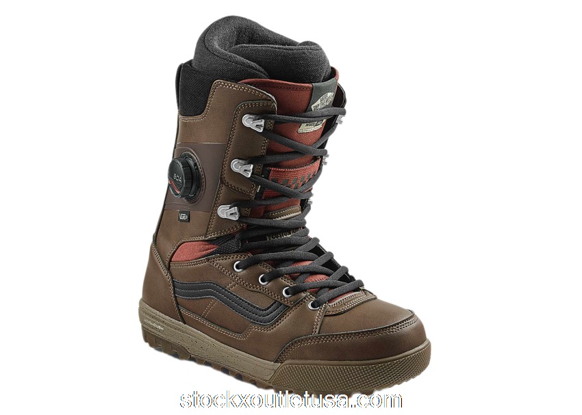 Outlet Vans Invado Pro Snowboard Boot Brown VN0A54FNBRX1