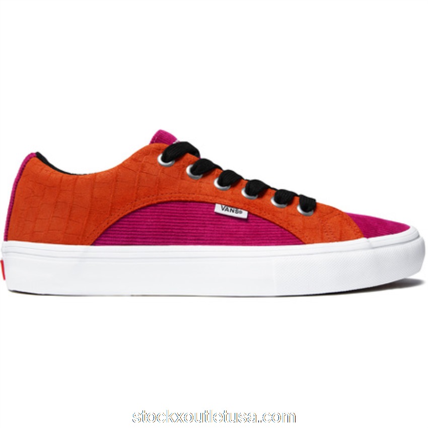 Outlet Vans Lampin Supreme Croc Corduroy Fuchsia VN0A38JOPUJ