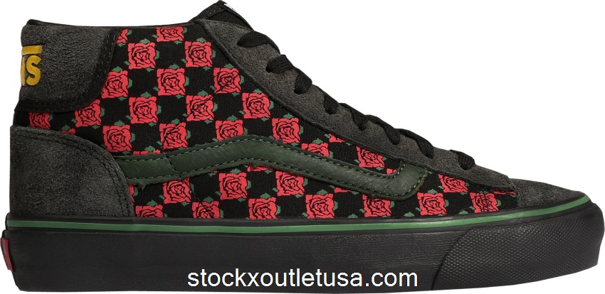 Outlet Vans Mid Skool Bodega Sub Rosa Black VN0A3DP7PVN