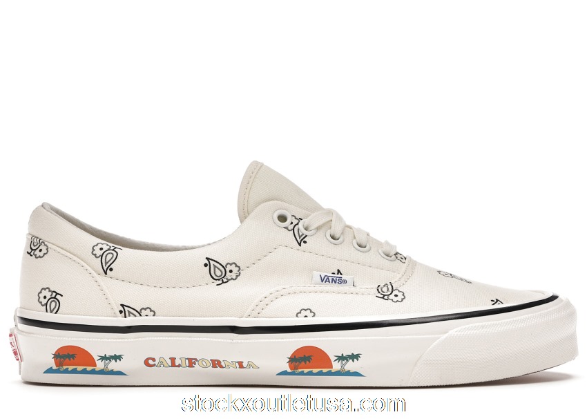 Outlet Vans OG Era Paisley White VN0A4BVAXE3