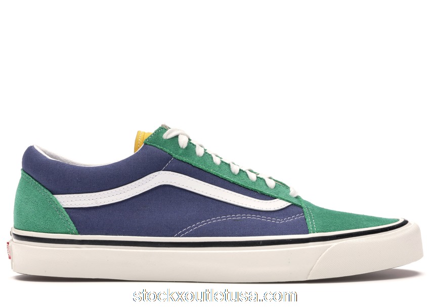 Outlet Vans Old Skool 36 DX Anaheim Factory Emerald Navy VN0A38G2VZQ