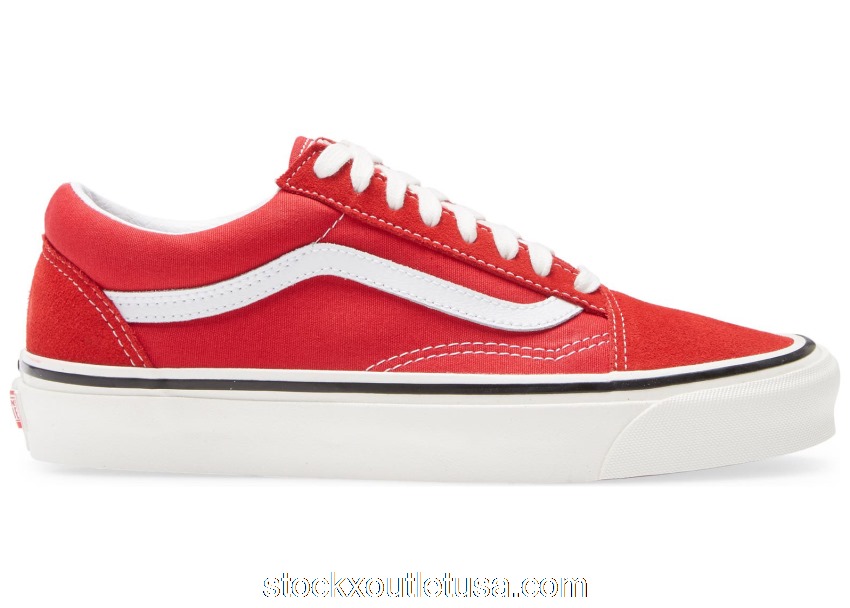 Outlet Vans Old Skool 36 DX Anaheim Factory Red White VN0A54F3U8Q