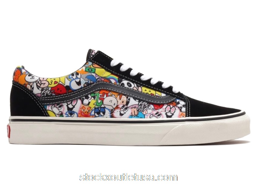 Outlet Vans Old Skool Atmos Emoji