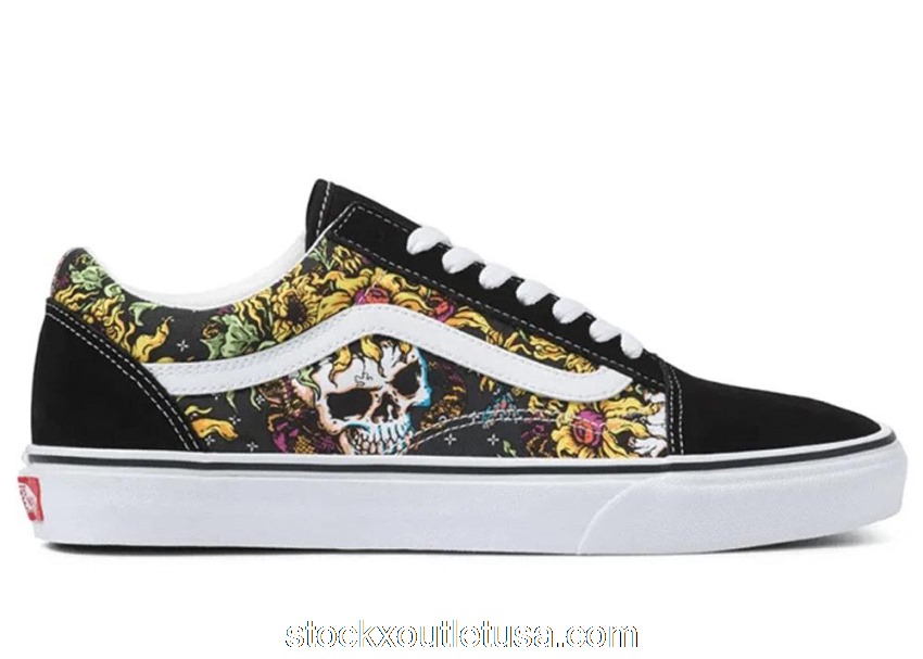 Outlet Vans Old Skool Beauty Skull VN0A7Q2J640