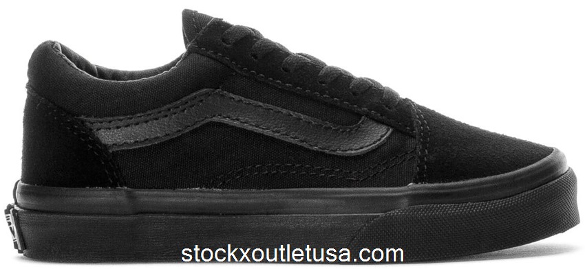 Outlet Vans Old Skool Black (PS) VN000W9TENR