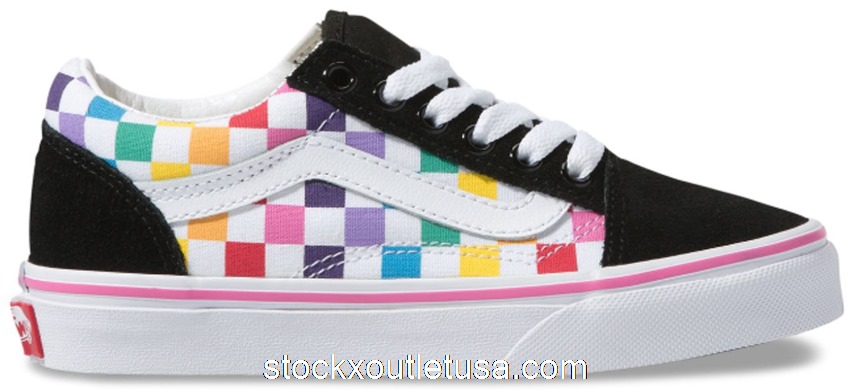 Outlet Vans Old Skool Checkerboard Pride (2019) (PS)