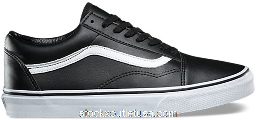 Outlet Vans Old Skool Classic Tumble Black White VA38G1NQR