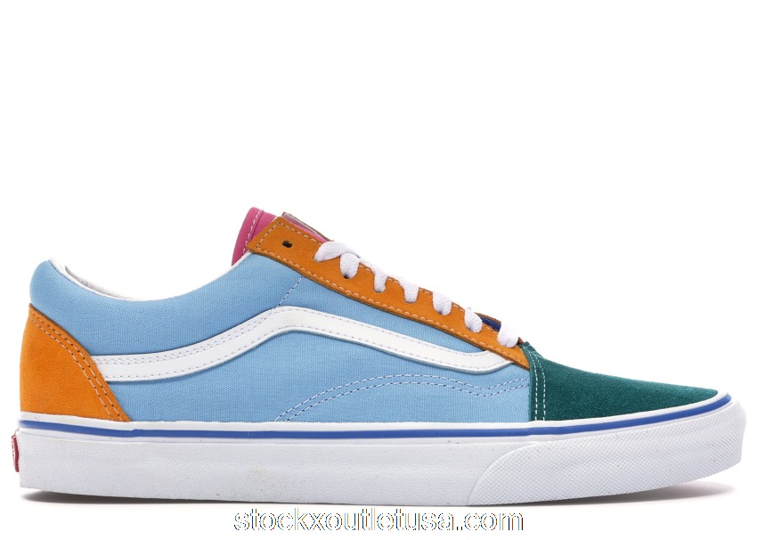 Outlet Vans Old Skool Colorblock Multi VN0A38G1T0B
