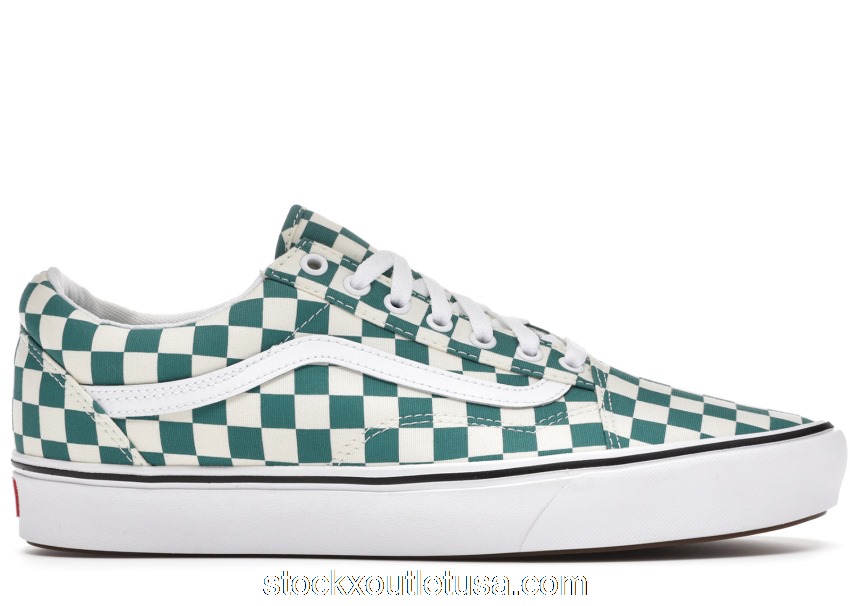 Outlet Vans Old Skool Comfycush Checkerboard Quetzal VN0A3WMAVNS1