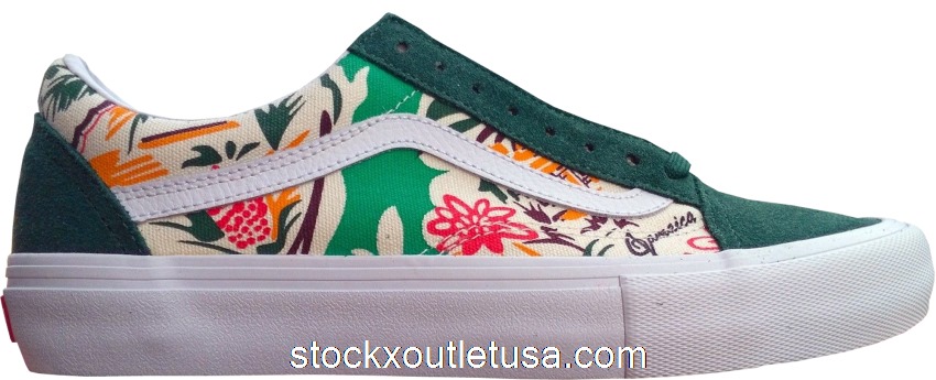 Outlet Vans Old Skool Concepts Jamaica Green VN000ZD4NQU
