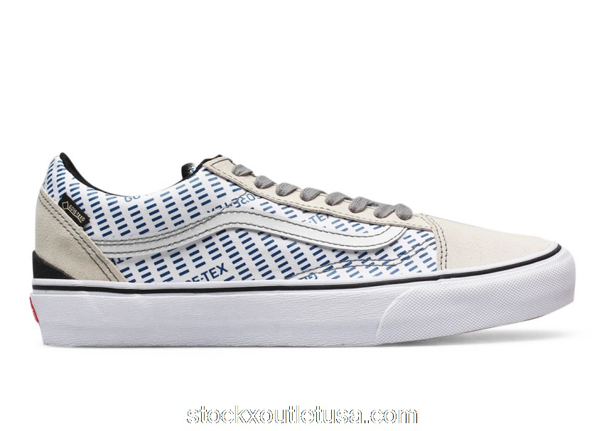 Outlet Vans Old Skool Gore-tex White Blue (Billys Tokyo Exclusive) VN0A4P3FZ5D