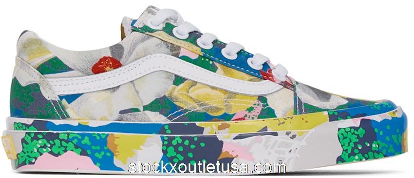 Outlet Vans Old Skool Kenzo Floral Blue