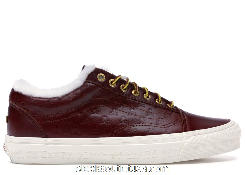 Outlet Vans Old Skool Kith x mastermind Japan Brown VN0A36C8S5J
