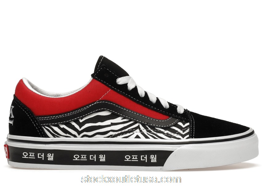 Outlet Vans Old Skool Korean Typography VN0A38G19HW