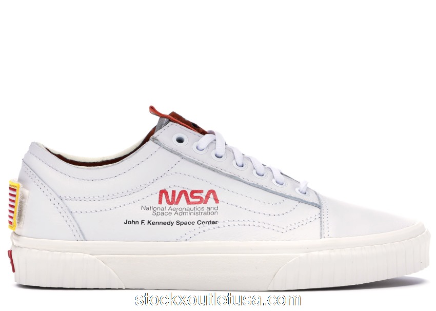 Outlet Vans Old Skool NASA Space Voyager True White VN0A38G1UP9/VN0A38G1UP91