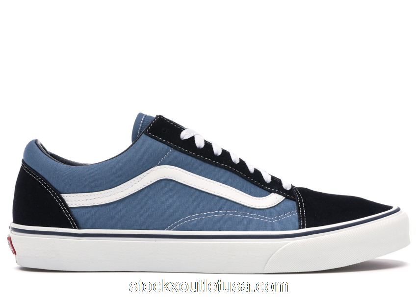 Outlet Vans Old Skool Navy White VN-000D3HNVY