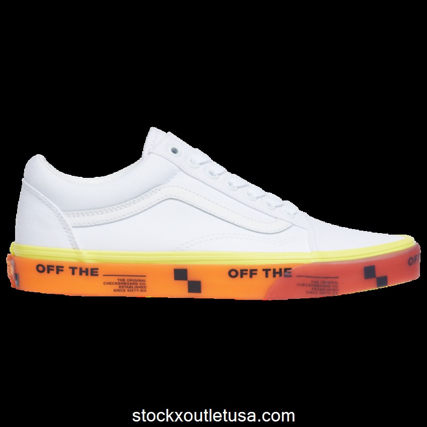 Outlet Vans Old Skool Off The _ White Yellow