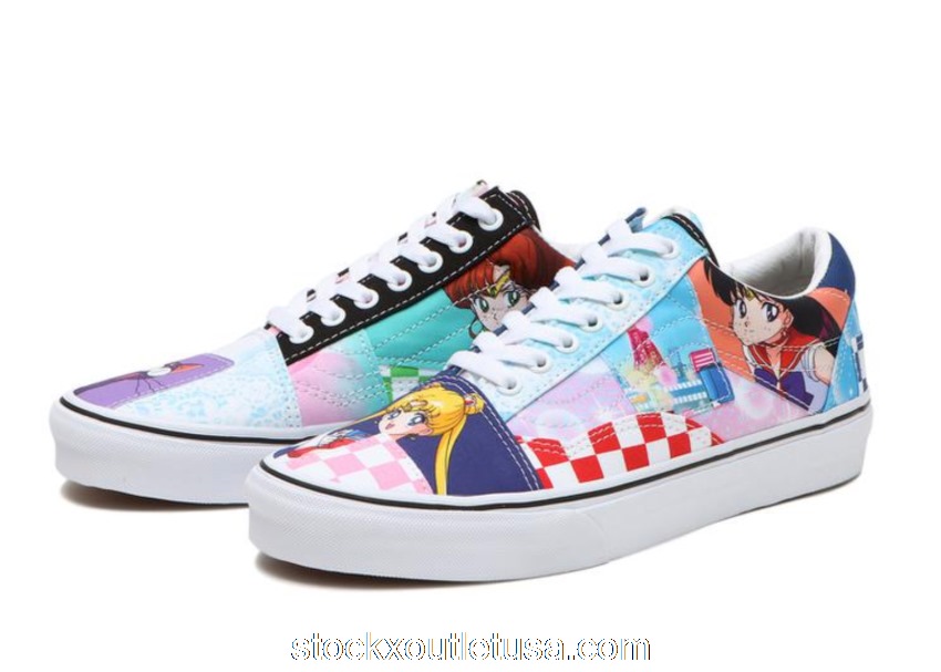 Outlet Vans Old Skool Patchwork Pretty Guardian Sailor Moon VN0A7Q2JJDU