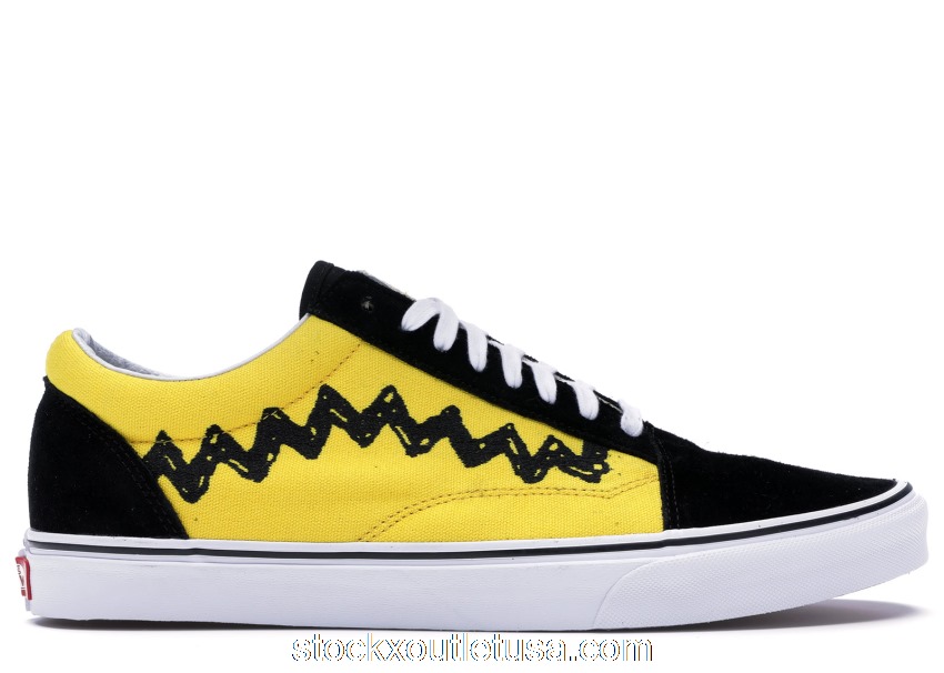Outlet Vans Old Skool Peanuts Charlie Brown VN0A38G1OHJ