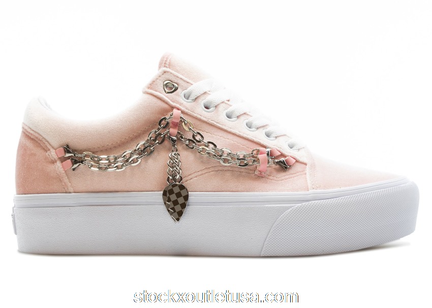 Outlet Vans Old Skool Platform Chain Blushing Bride (W) VN0A3B3U4TB