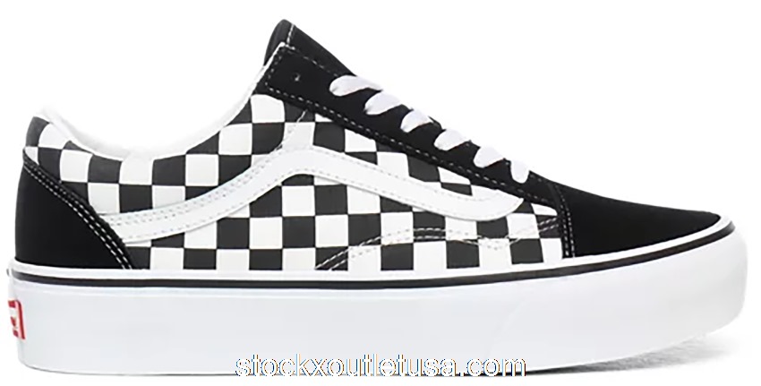 Outlet Vans Old Skool Platform Checkerboard VN0A3B3UHRK