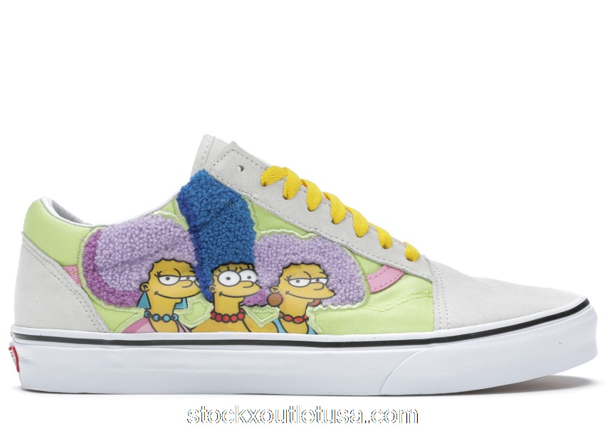 Outlet Vans Old Skool The Simpsons Bouvier Sisters VN0A4BV521M