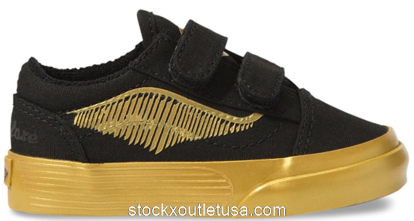 Outlet Vans Old Skool V Harry Potter Golden Snitch (TD)