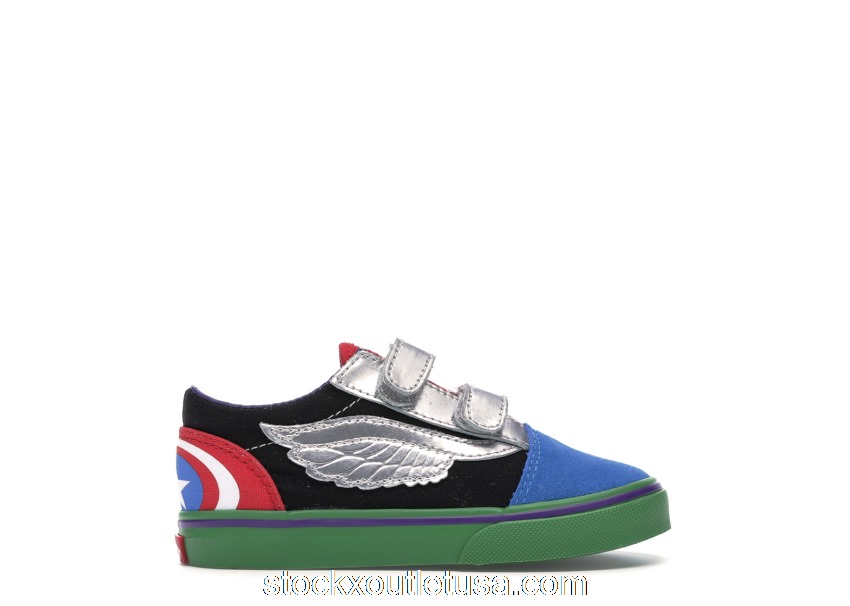 Outlet Vans Old Skool Velcro Marvel What The Avengers (TD) VA344KU3V