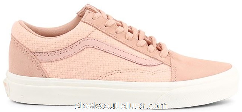 Outlet Vans Old Skool Woven Check Pink VN0A38G1VKP1