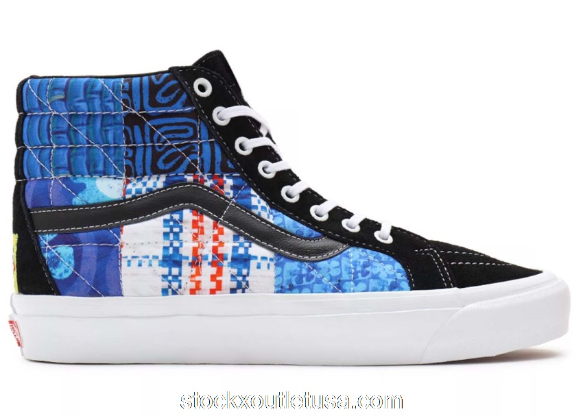Outlet Vans Sk8-Hi 38 DX PW Sandy Liang Spongebob Patchwork VN0A54FB9ZP