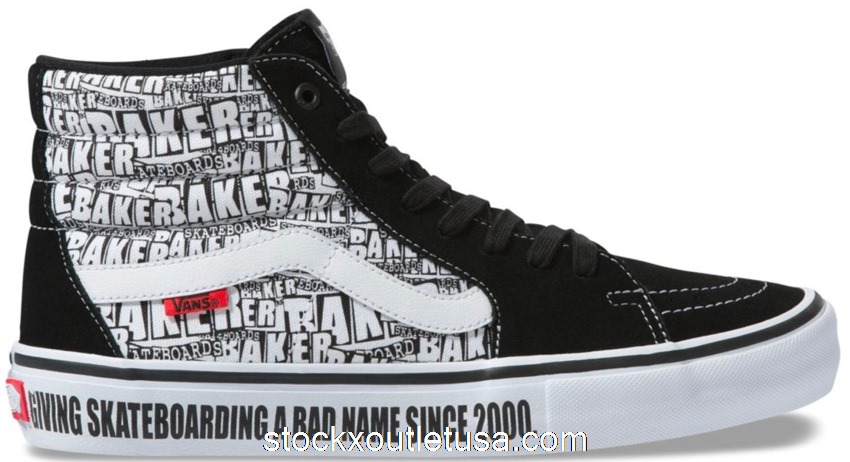 Outlet Vans Sk8-Hi Baker Skateboards