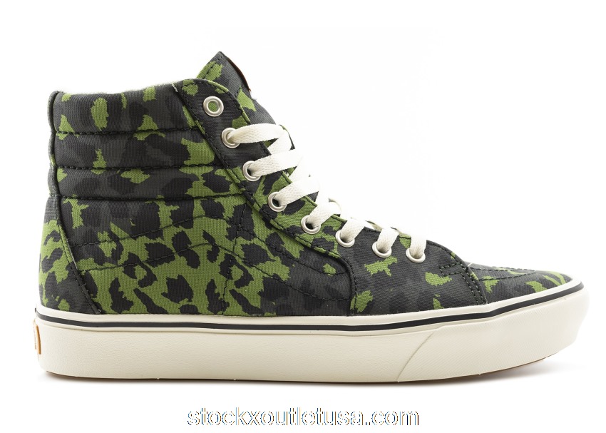 Outlet Vans Sk8-Hi Comfycush XLD Leopard Cactus Scarab VN0A3WMB9L9
