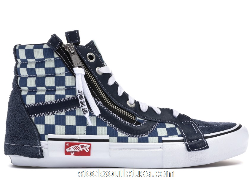 Outlet Vans Sk8-Hi Deconstructed Dress Blue VN0A3TKMUBZ