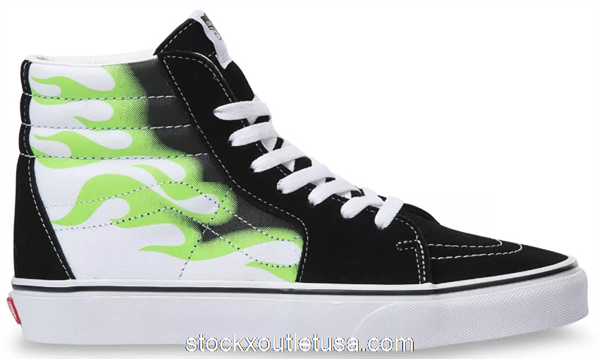 Outlet Vans Sk8-Hi Flame Black True White