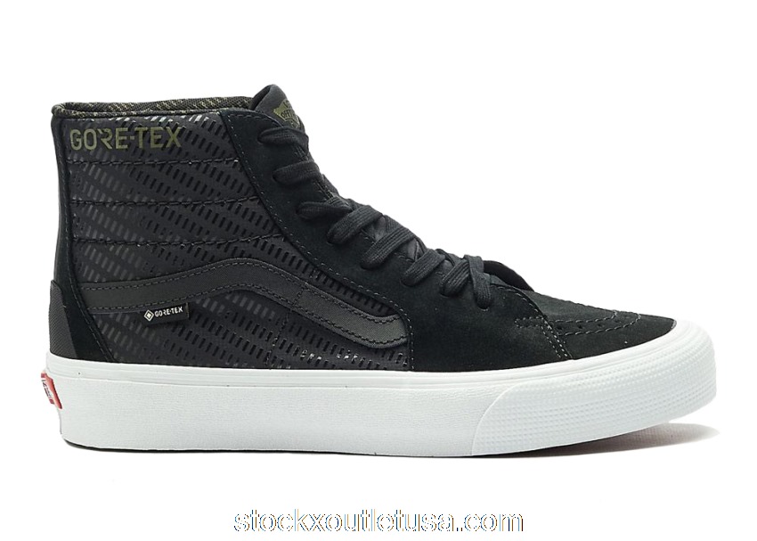 Outlet Vans Sk8-Hi Gore-Tex Black White VN0A4VJD23F